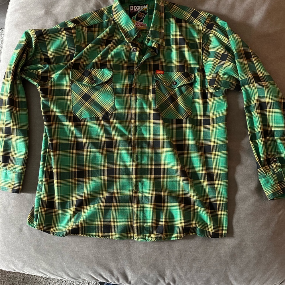 Dixxon “Cool Runnings” Flannel w/ Sticker Tag